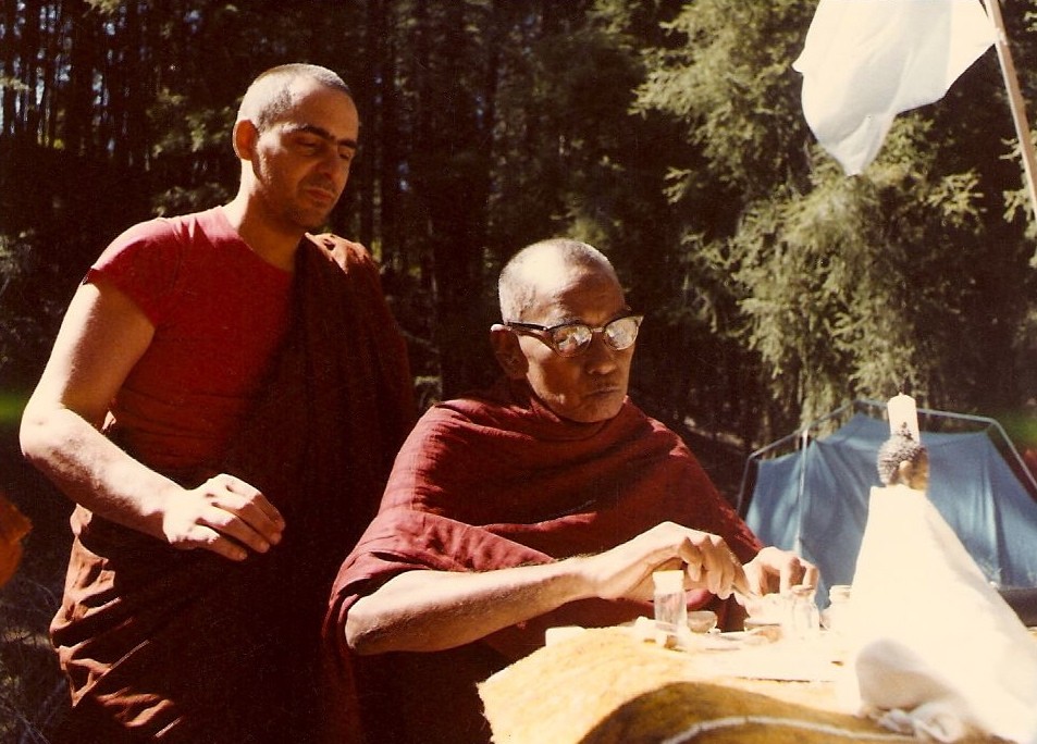 Sonam Senge with Sayadaw